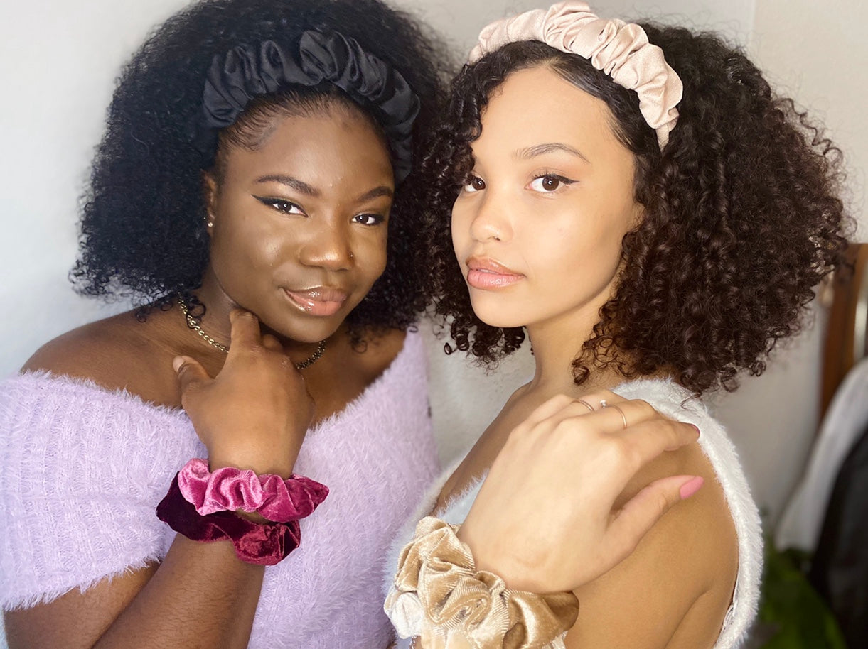 Satin Ruffle Headband